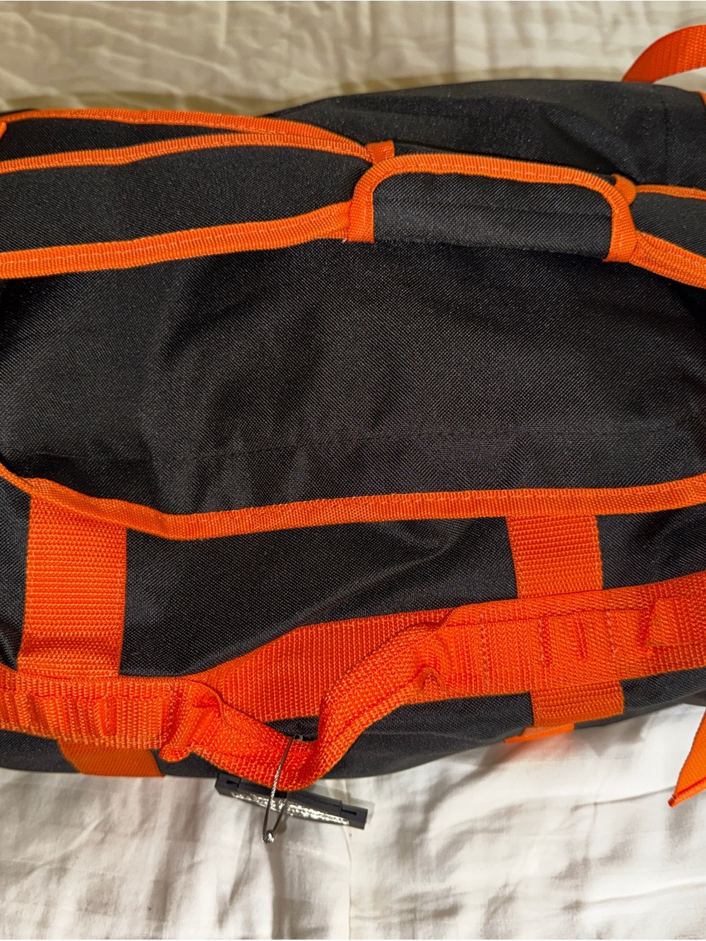 Harley-Davidson Black and Orange Duffel Bag